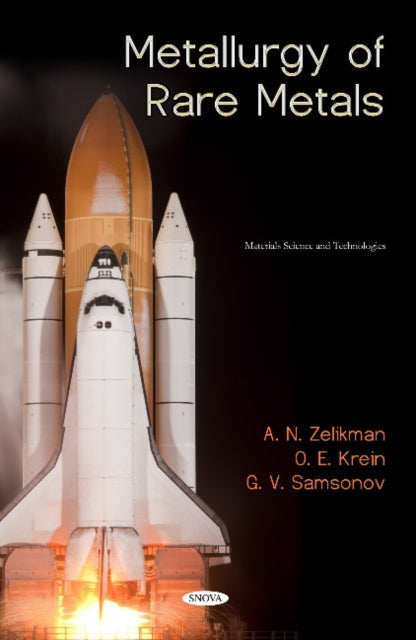 Book cover of: Metallurgy of Rare Metals. By: A. N. Zelikman