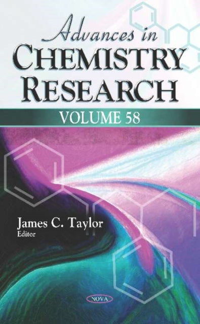 Book cover of: Advances in Chemistry Research. Volume 58. By: Taylor, James C.