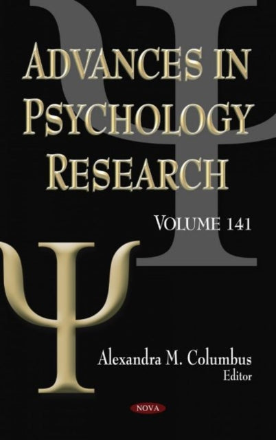 Book cover of: Advances in Psychology Research. By: Alexandra M. Columbus