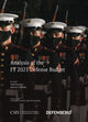 Book cover of: Analysis of the FY 2021 Defense Budget. By: Todd Harrison