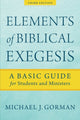 Elements of Biblical Exegesis – A Basic Guide for Students and Ministers