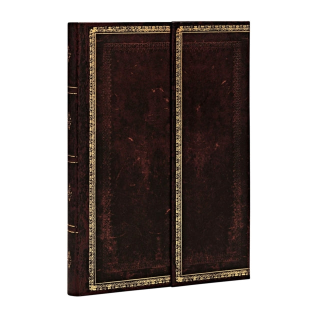 Book cover of: Black Moroccan (Old Leather Collection) Mini Lined Journal. By: Paperblanks Book Company Staff