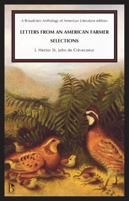 Book cover of: Letters from an American Farmer: Selections. By: J. Hector St. John de Crèvecoeur