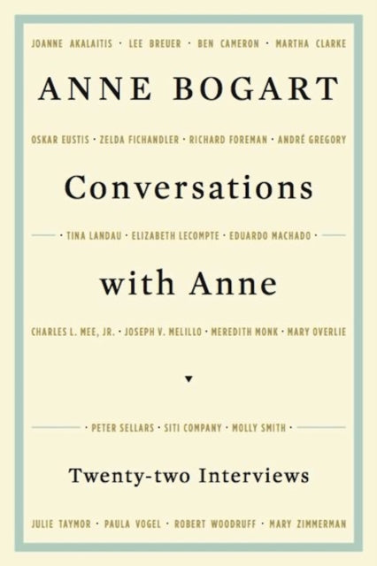 Book cover of: Conversations with Anne. By: Anne Bogart