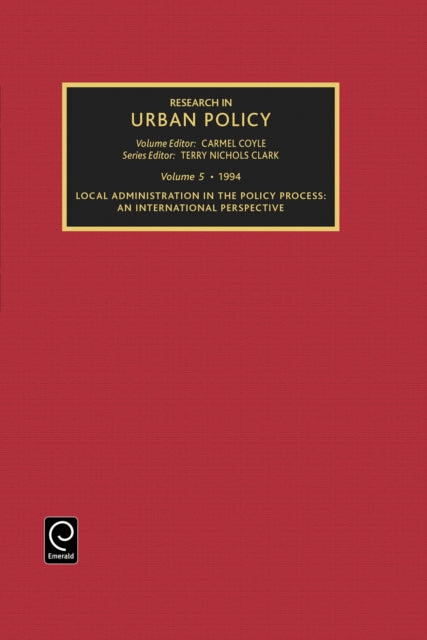 Book cover of: Research in Urban Policy. By: Carmel Coyle