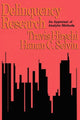 Book cover of: Delinquency Research. By: Travis Hirschi