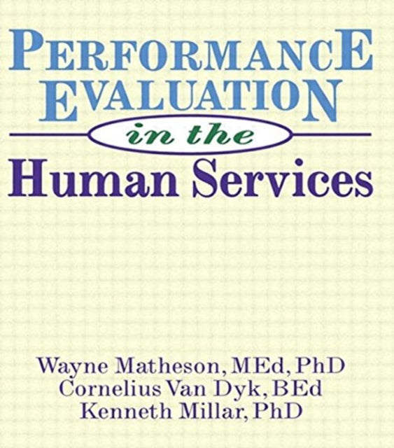 Book cover of: Performance Evaluation in the Human Services