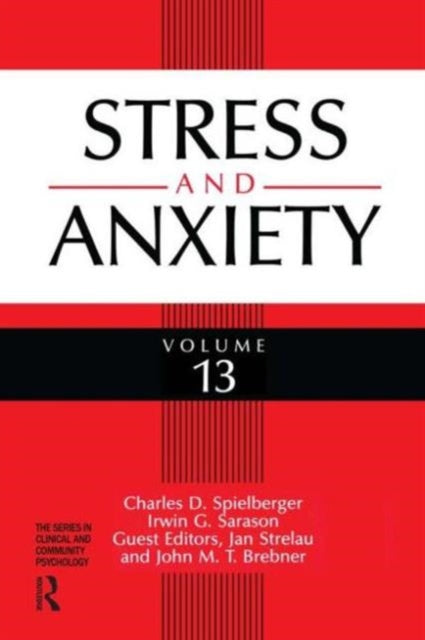 Book cover of: Stress And Anxiety. By: C. Spielberger