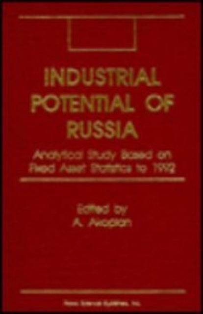 Book cover of: Industrial Potential of Russia. By: A. Akopian