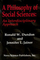 Book cover of: Philosophy of Social Sciences. By: Ronald W. Dundon