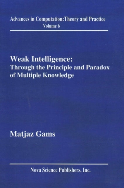 Book cover of: Weak Intelligence