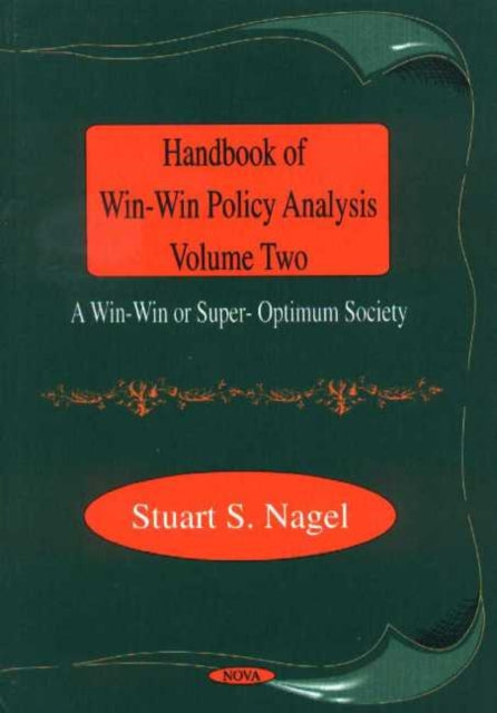 Book cover of: Handbook of Win-Win Policy Analysis, Volume 2