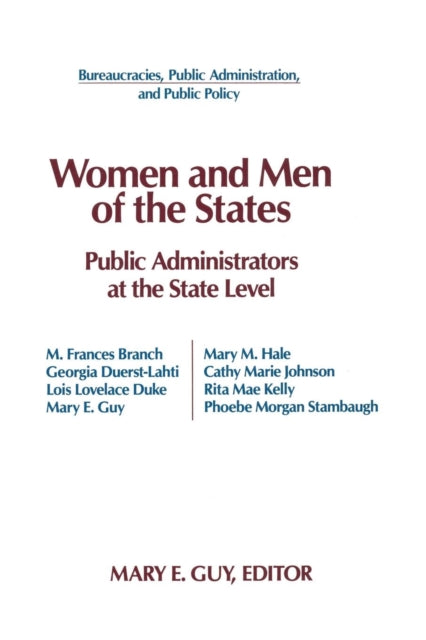 Book cover of: Women and Men of the States. By: Mary Ellen Guy