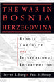 Book cover of: War in Bosnia-Herzegovina. By: Steven L. Burg