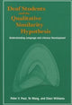 Book cover of: Deaf Students and the Qualitative Similarity Hypothesis. By: Peter V.. Paul
