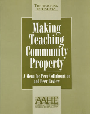 Making Teaching Community Property