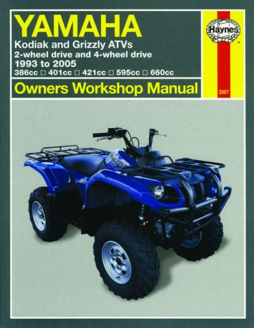 Book cover of: Yamaha Kodiak & Grizzly ATVs (93 - 05) Haynes Repair Manual. By: Haynes Staff