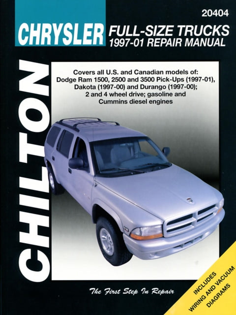 Book cover of: Dodge Pick-Ups 97-01 (Chilton)