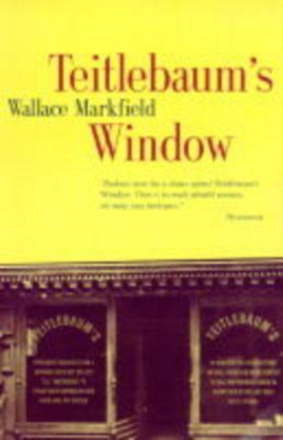 Book cover of: Teitlebaum's Window
