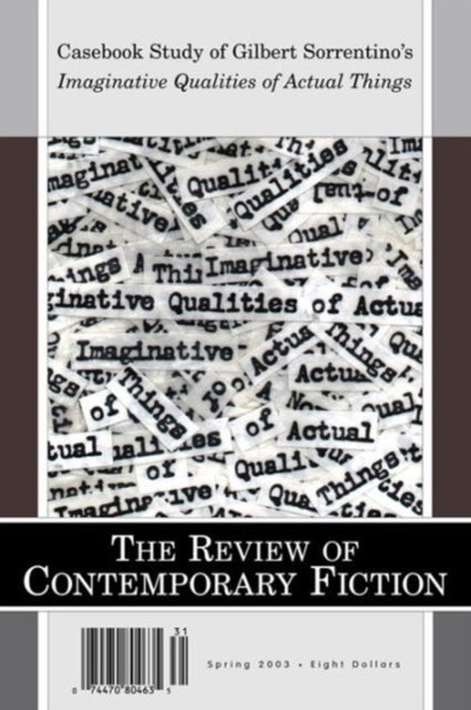 Book cover of: Review of Contemporary Fiction: Volume XXIII, Part 1