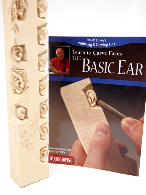 Book cover of: Carve the Basic Ear Study Stick Kit. By: Harold Enlow