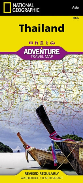 Book cover of: Thailand. By: National Geographic Maps - Adventure
