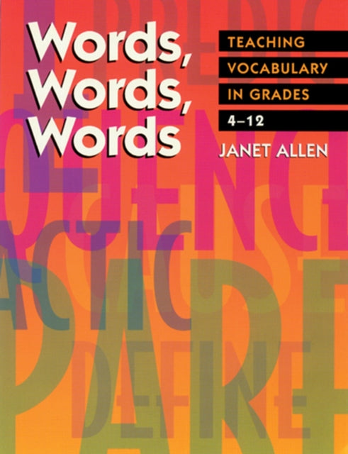 Book cover of: Words, Words, Words. By: Janet Allen