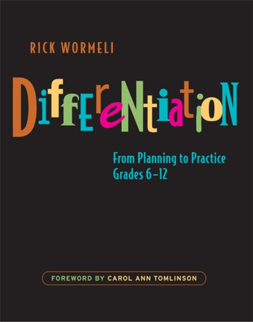 Book cover of: Differentiation. By: Rick Wormeli
