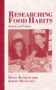 Book cover of: Researching Food Habits