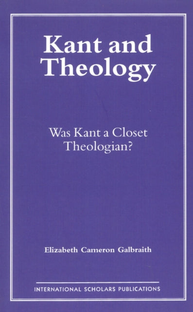 Book cover of: Kant and Theology