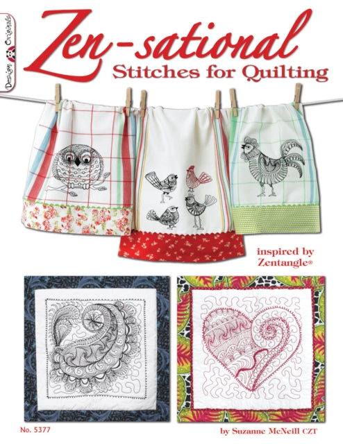 Book cover of: Zen-sational Stitches for Quilting