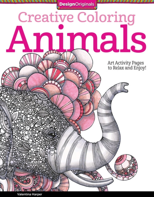 Book cover of: Creative Coloring Animals. By: Valentina Harper