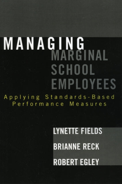 Book cover of: Managing Marginal School Employees. By: Brianne Reck