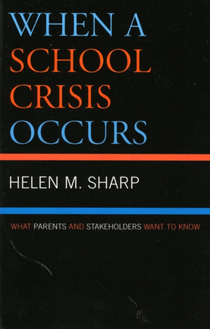 When a School Crisis Occurs