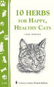 Book cover of: 10 Herbs for Happy, Healthy Cats. By: Lura Rogers Seavey