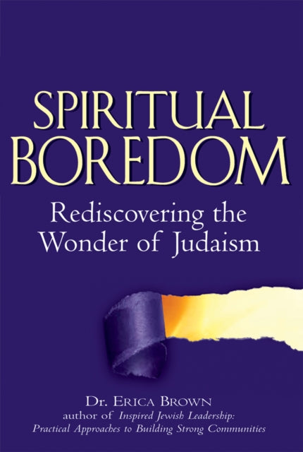 Book cover of: Spiritual Boredom. By: Erica Brown