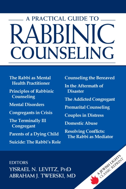 Book cover of: Practical Guide to Rabbinic Counseling. By: Yisrael N. Levitz