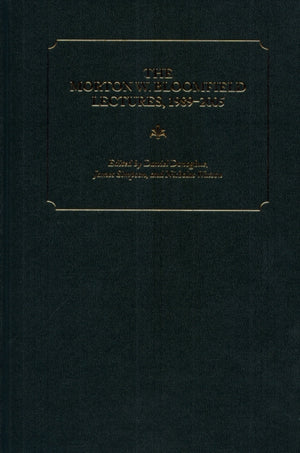 Morton W. Bloomfield Lectures, 1989-2005