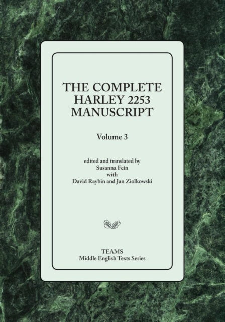 Book cover of: Complete Harley 2253 Manuscript, Volume 3. By: Susanna Greer Fein