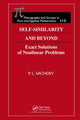Book cover of: Self-Similarity and Beyond. By: P.L. Sachdev
