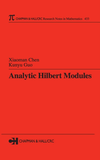 Book cover of: Analytic Hilbert Modules
