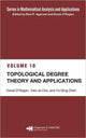Book cover of: Topological Degree Theory and Applications. By: Donal O'Regan