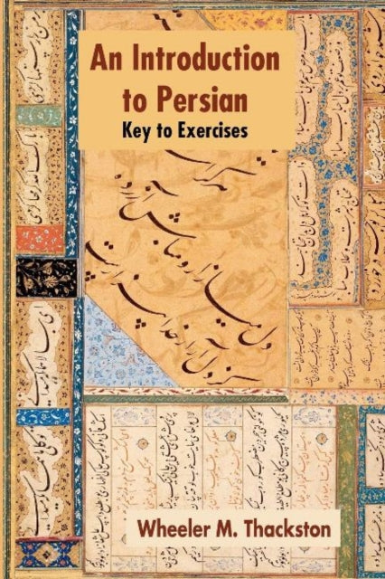 Book cover of: Introduction to Persian. By: W. M. Thackston