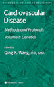 Book cover of: Cardiovascular Disease, Volume 1. By: Qing Wang