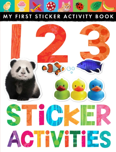 Book cover of: 123 Sticker Activities. By: Tiger Tales Staff
