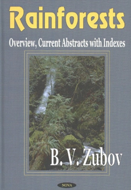 Book cover of: Rainforests. By: B. V. Zubov