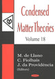 Book cover of: Condensed Matter Theories, Volume 18