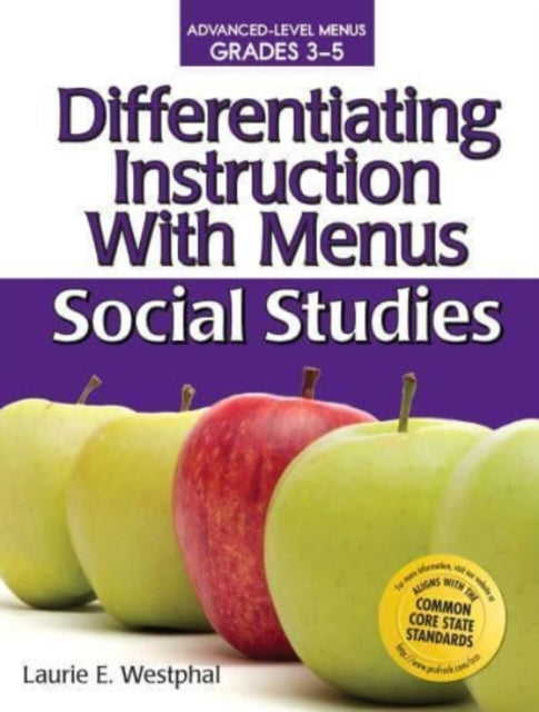 Book cover of: Differentiating Instruction With Menus. By: Laurie E. Westphal