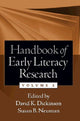 Book cover of: Handbook of Early Literacy Research, Volume 2