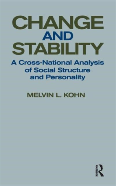 Book cover of: Change and Stability